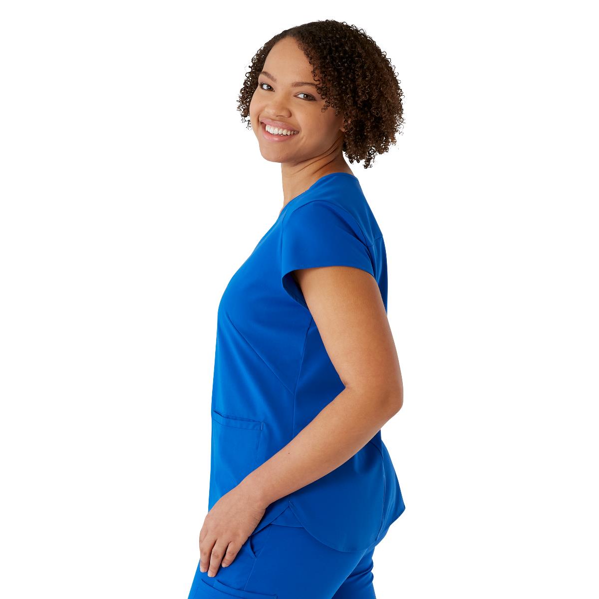 Monroe AVE Women's V-Neck Tunic Style Scrub Tops (Style 4805)