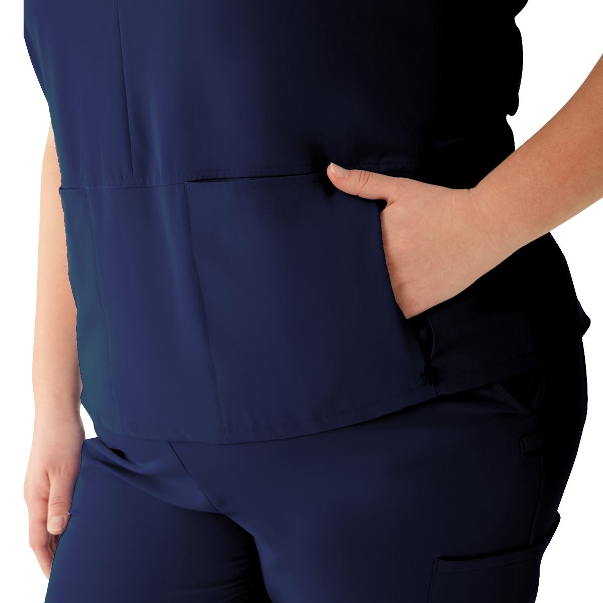 Nolita AVE Women's Oversized Tunic Style Scrub Tops with Notch Collar (Style 4806)