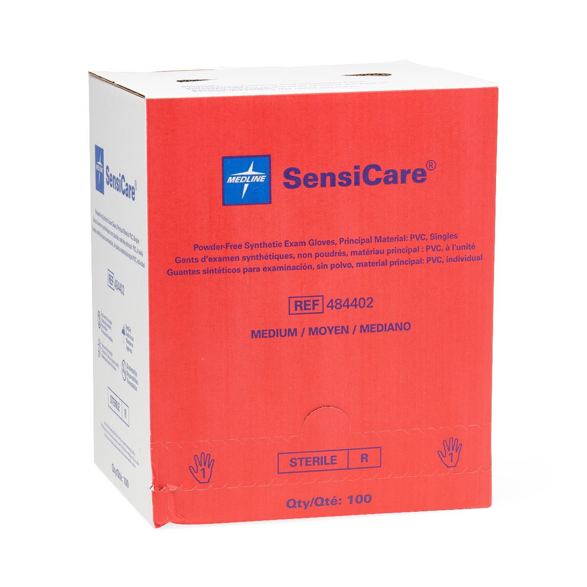 SensiCare Powder-Free Stretch Vinyl Sterile Exam Gloves