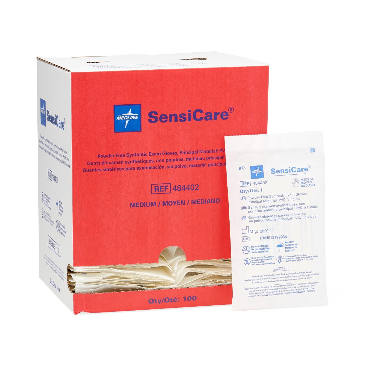 SensiCare Powder-Free Stretch Vinyl Sterile Exam Gloves - BeHope