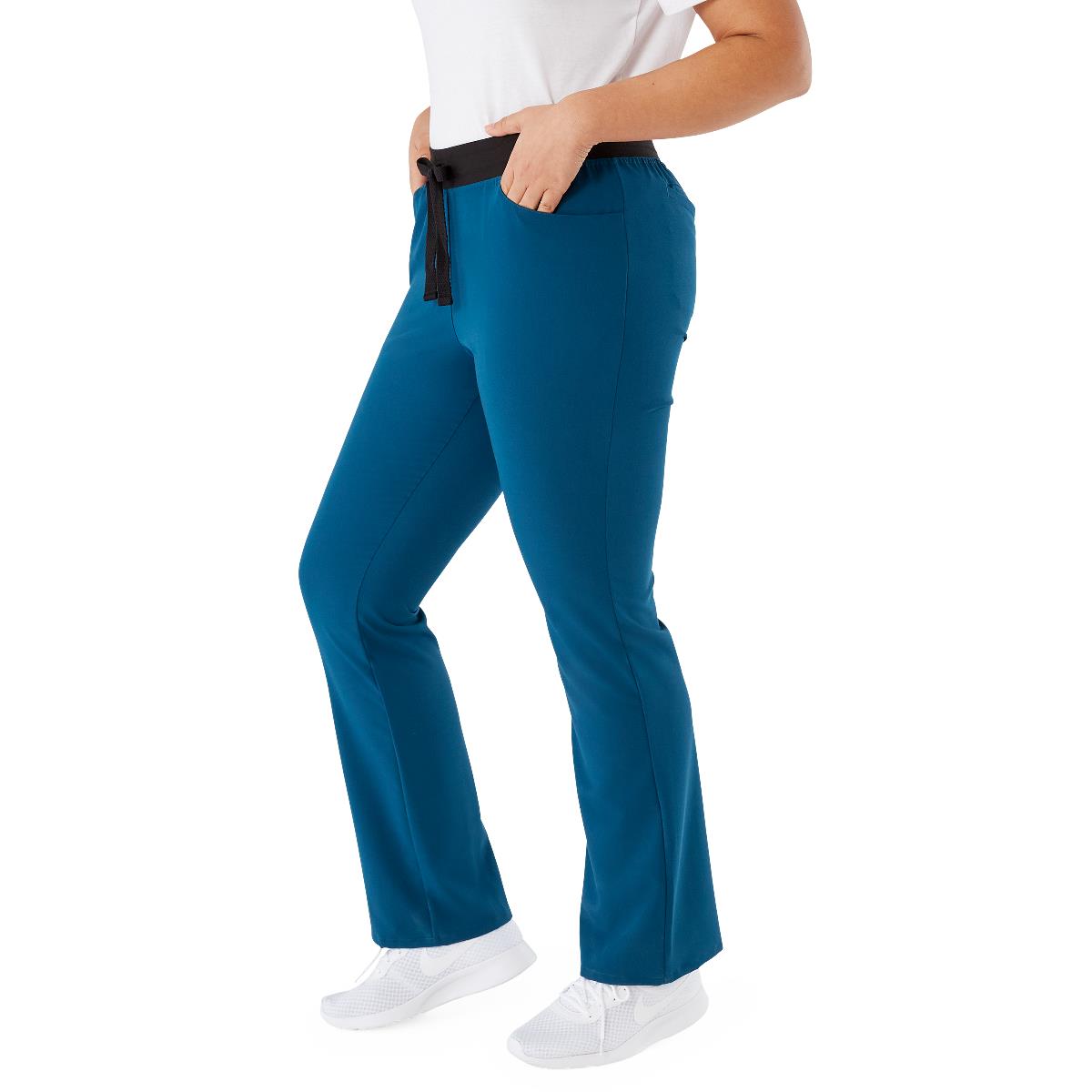 Coastal AVE Women's Boot-Cut Scrub Pants - Regular Length (Style 4912)