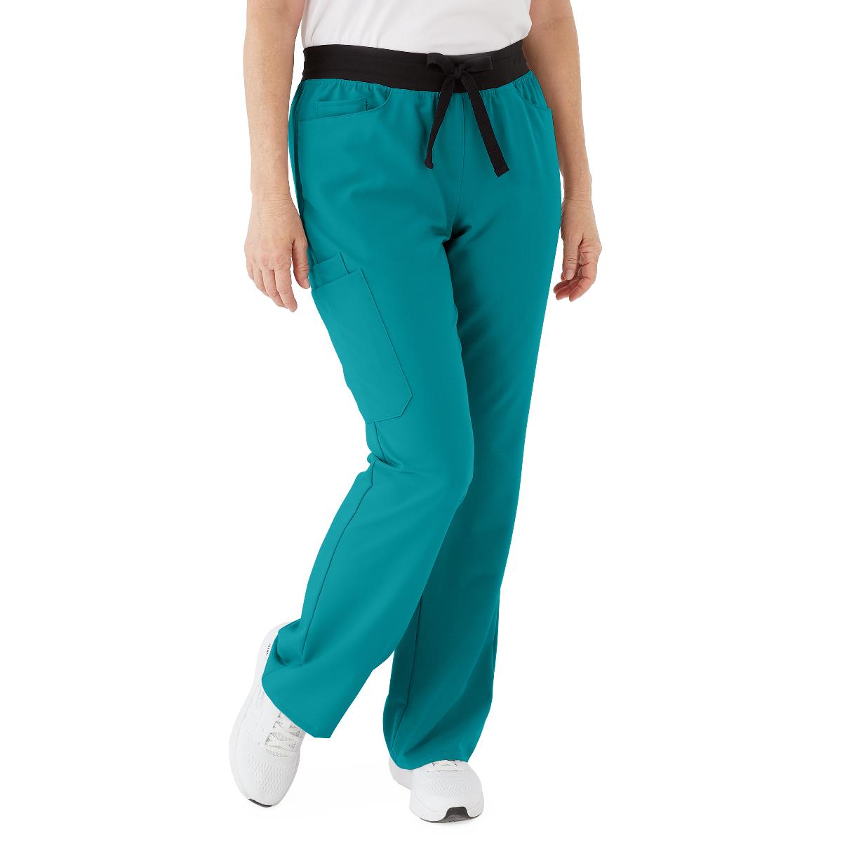 Coastal AVE Women's Boot-Cut Scrub Pants - Regular Length (Style 4912)