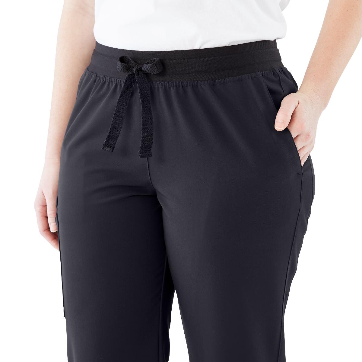 Varick AVE Women's Midrise 6-Pocket Scrub Pants - Tall Length (Style 4913)