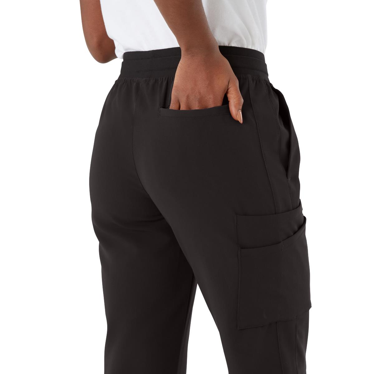 Varick AVE Women's Midrise 6-Pocket Scrub Pants - Tall Length (Style 4913)