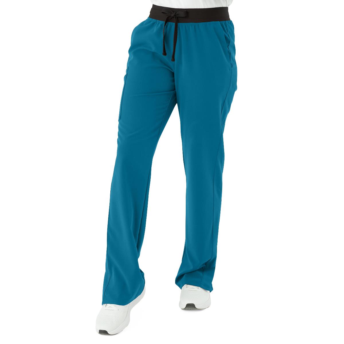 Varick AVE Women's Midrise 6-Pocket Scrub Pants - Tall Length (Style 4913)