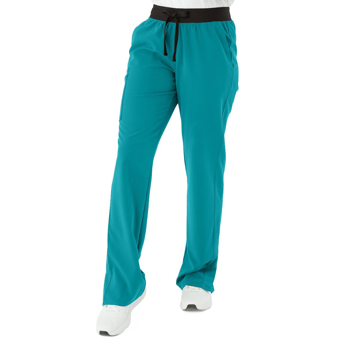 Varick AVE Women's Midrise 6-Pocket Scrub Pants - Tall Length (Style 4913)