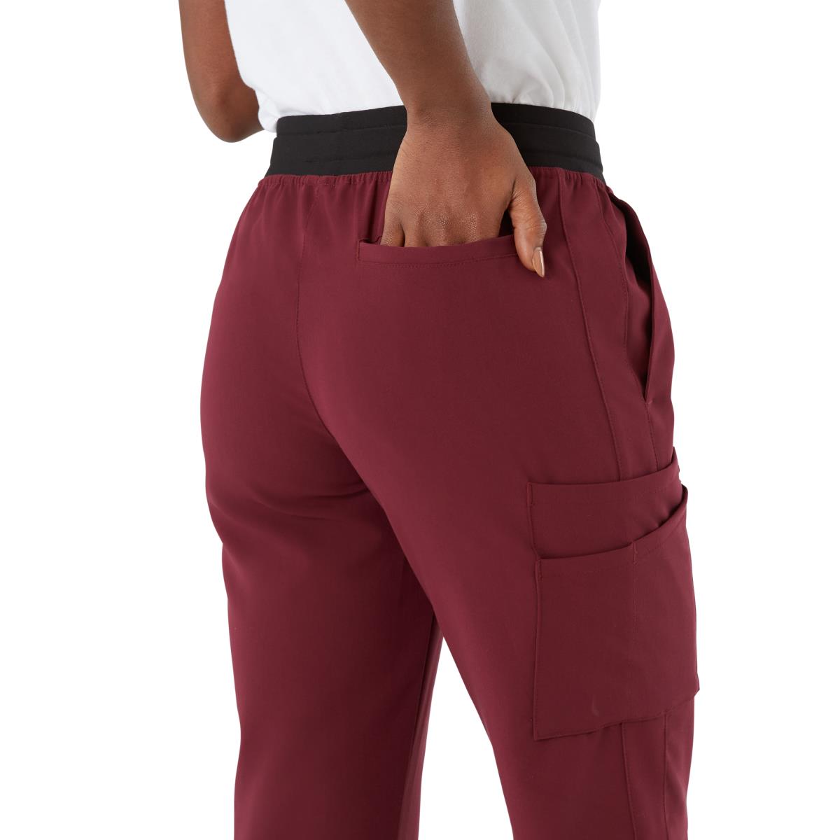 Varick AVE Women's Midrise 6-Pocket Scrub Pants - Tall Length (Style 4913)