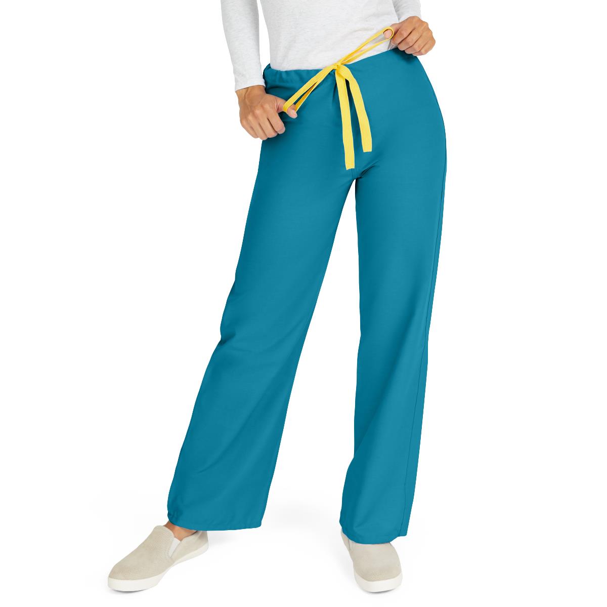 600 AngelStat Peacock Scrub Pants with Angelica Color Coding - BeHope