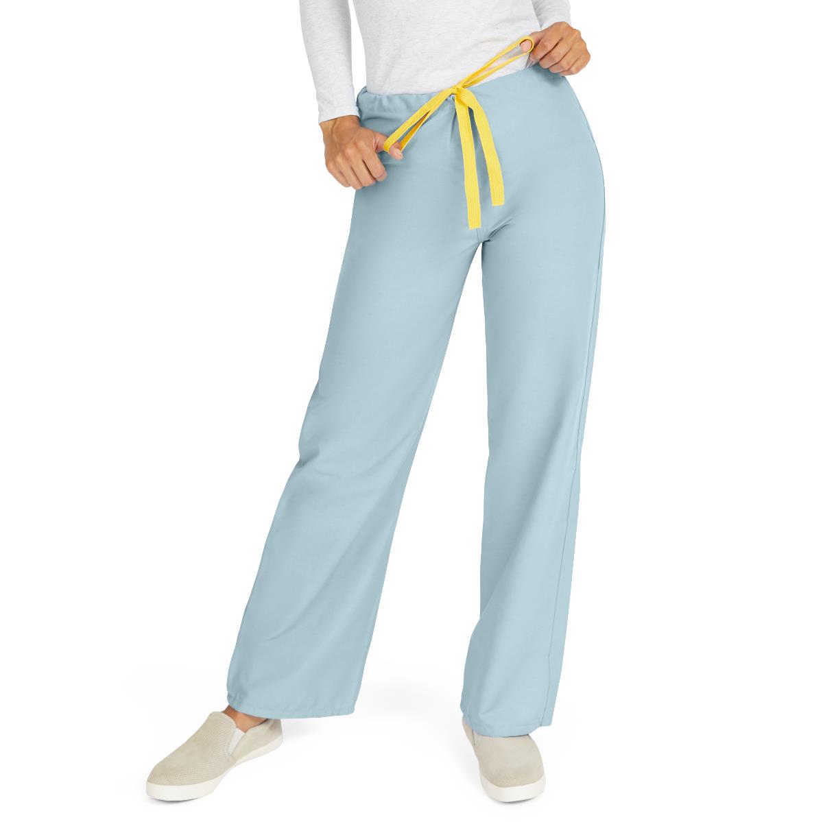 AngelStat Unisex Reversible Scrub Pants with Drawstring Waist - BeHope