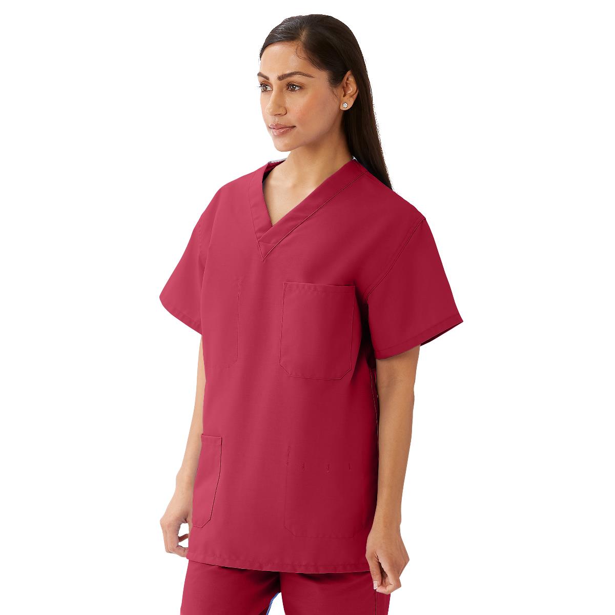 AngelStat Unisex Reversible Scrub Tops with Angelica Color Coding (Style 630)