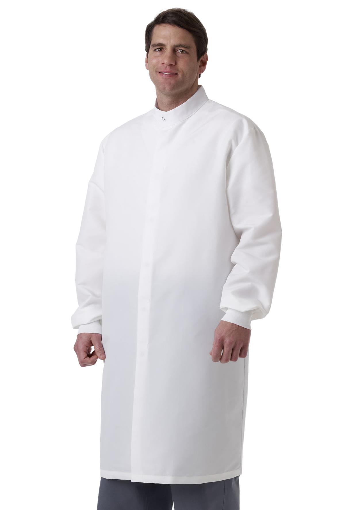 Medline Fluid-Resistant Unisex Barrier Lab Coats