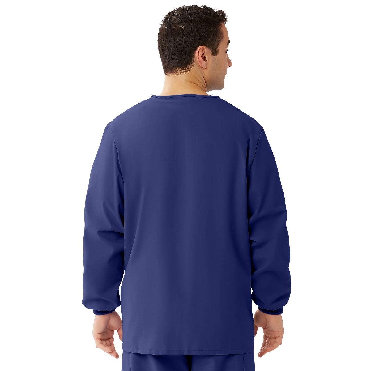 AngelStat Style 849 Unisex Scrub Jackets - Navy