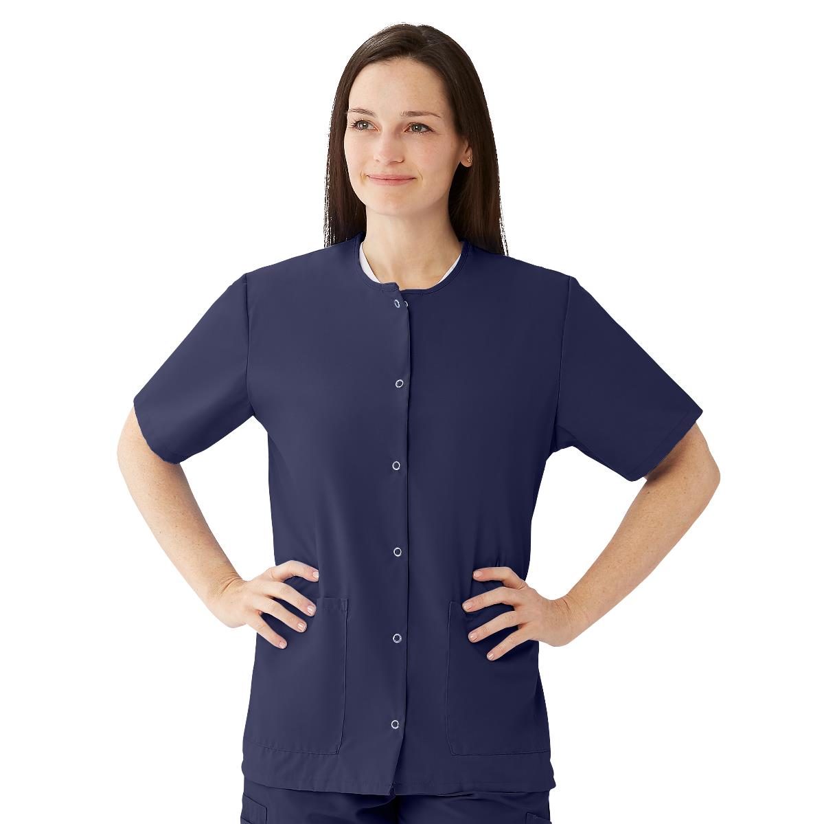 AngelStat Women's Snap-Front Scrub Tops (Style 850)