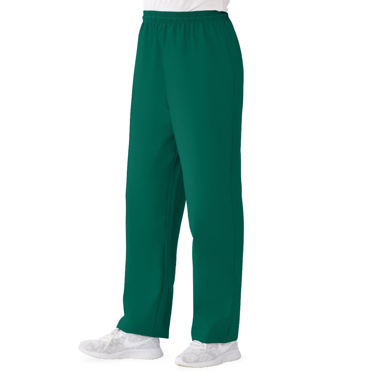 AngelStat Women's Elastic Waist Scrub Pants with Inside Drawcord (Style 854)