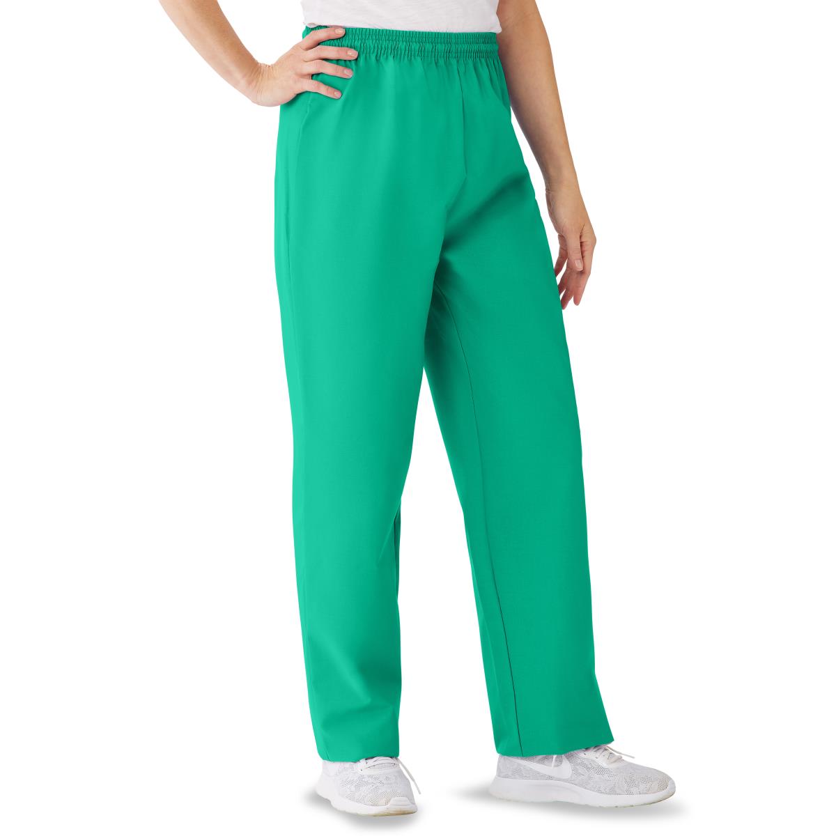 AngelStat Women's Elastic Waist Scrub Pants with Inside Drawcord (Style 854)
