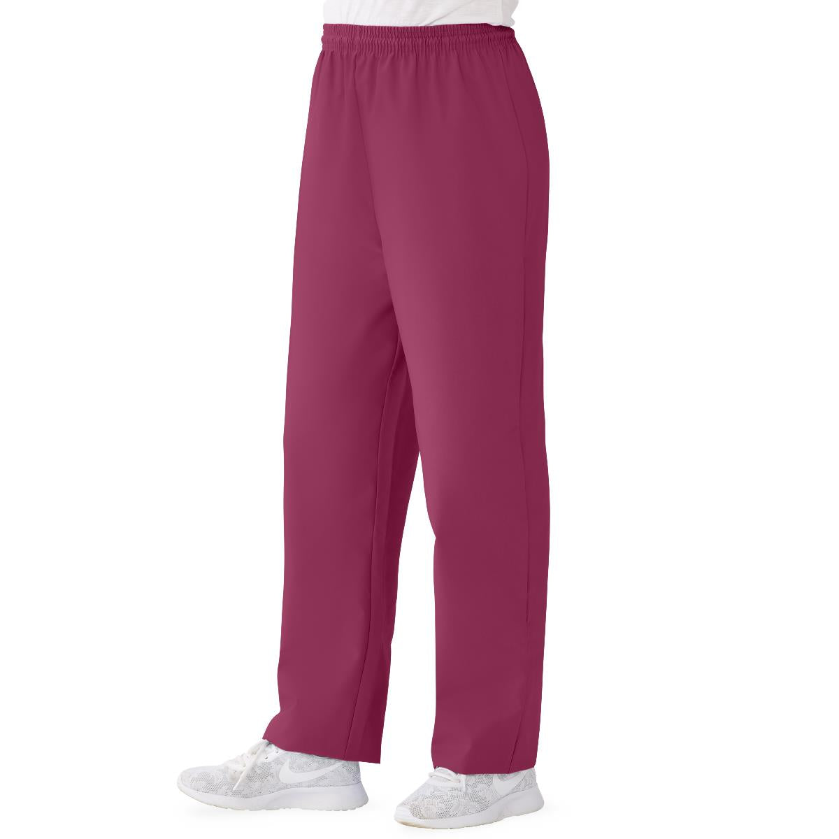 AngelStat Women's Elastic Waist Scrub Pants with Inside Drawcord (Style 854)