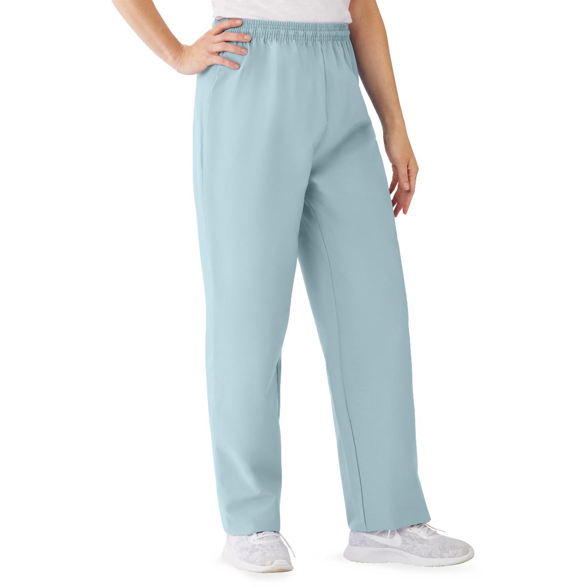 AngelStat Women's Elastic Waist Scrub Pants with Inside Drawcord (Style 854)