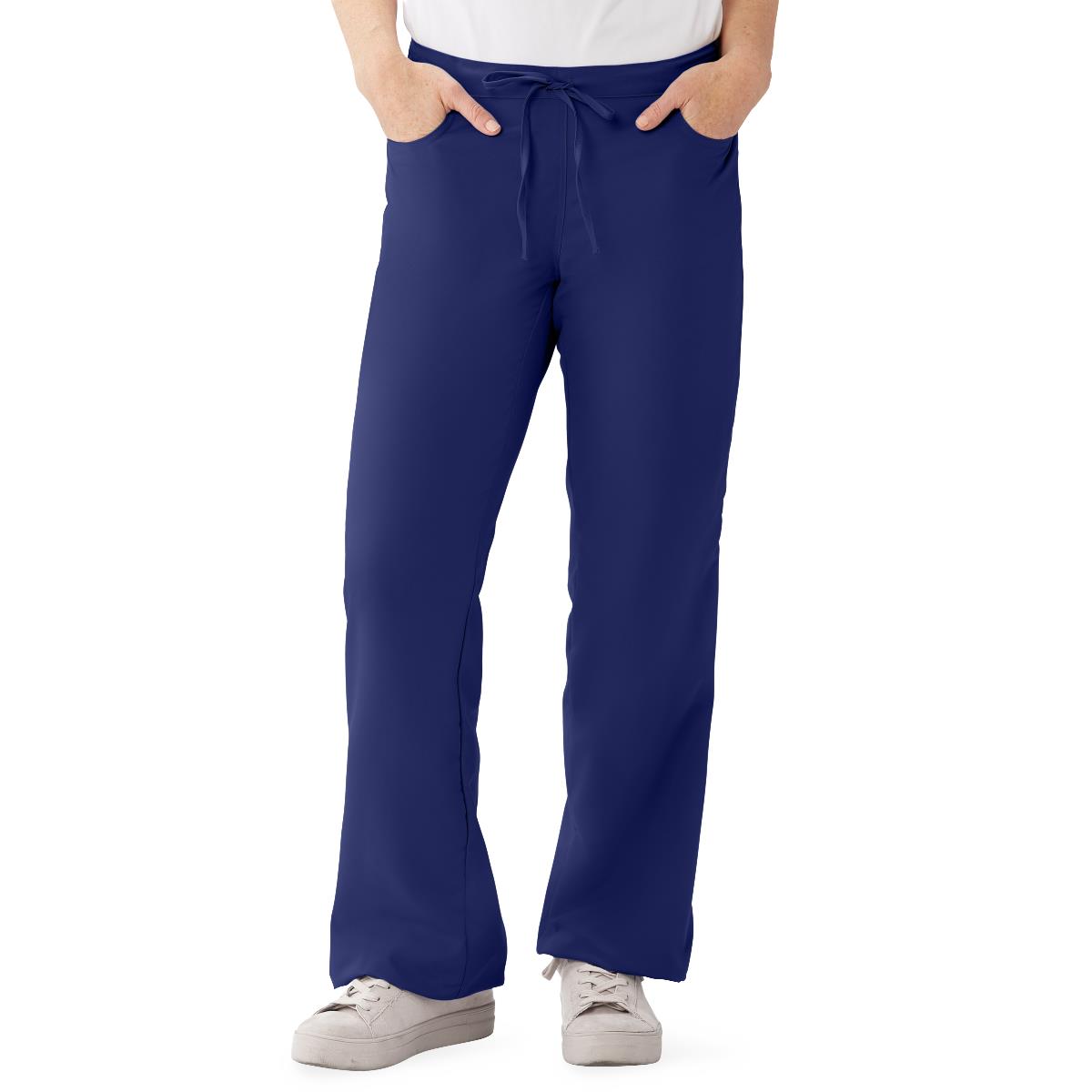 PerforMAX Women's Modern Fit Boot-Cut Scrub Pants with 2 Pockets - BeHope