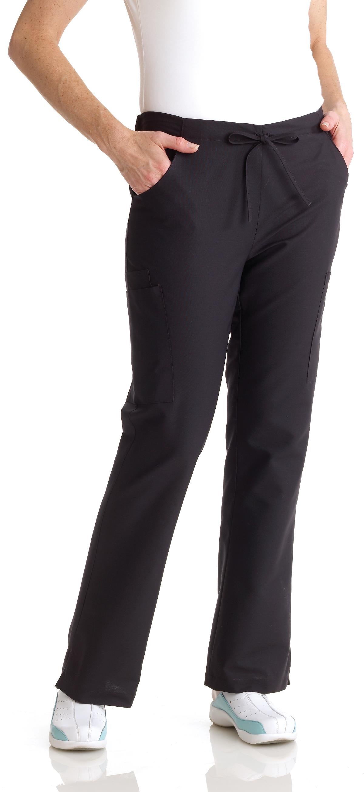ComfortEase® Women's Petite Cargo Scrub Pants (Style 8865)