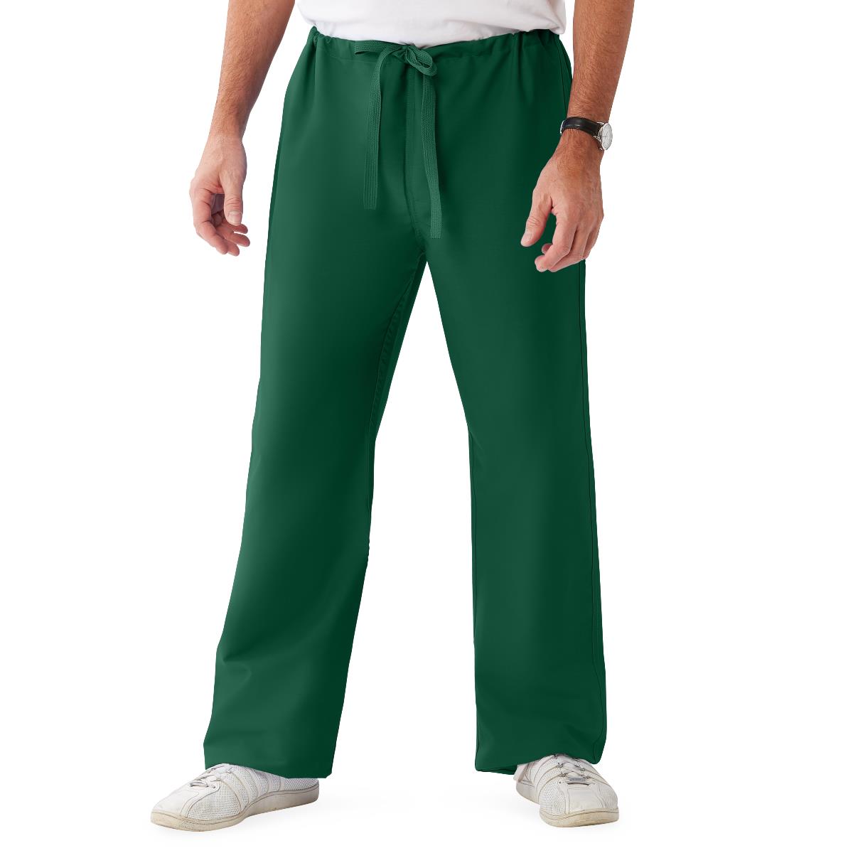 ComfortEase Unisex Reversible Scrub Pants - Green (Style 900)