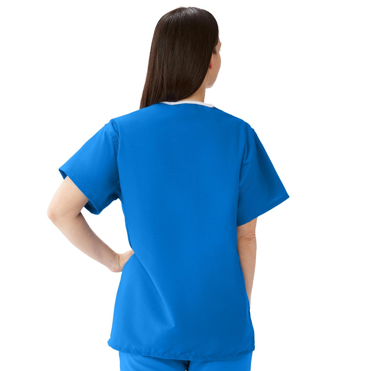 ComfortEase Unisex Reversible 1-Pocket Scrub Tops (Style 910)