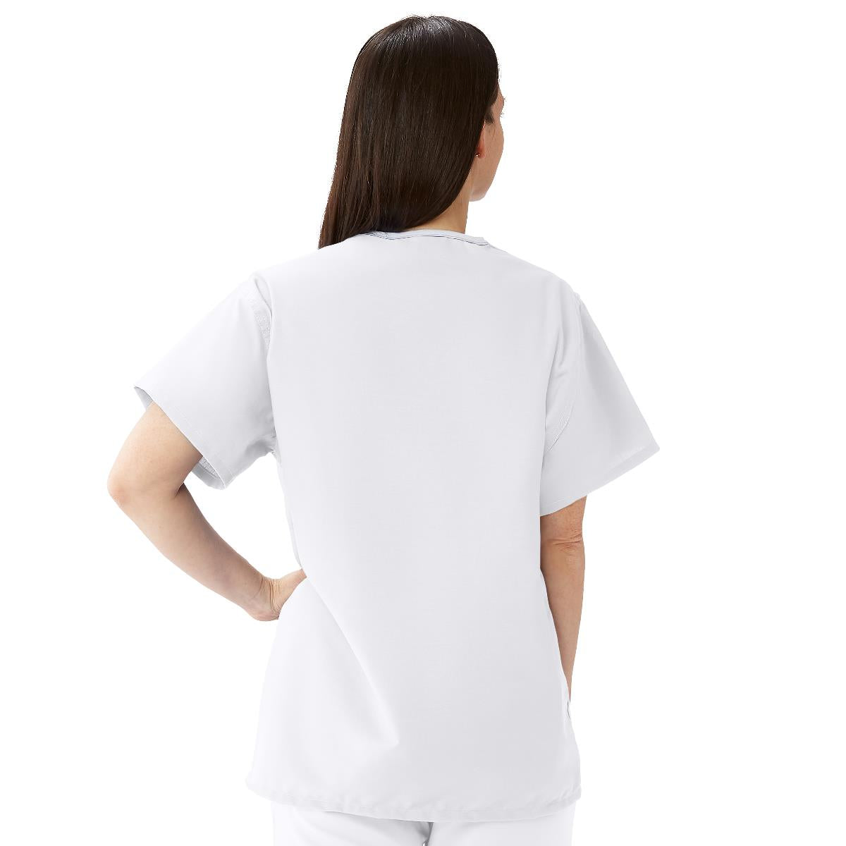 ComfortEase Unisex Reversible 1-Pocket Scrub Tops (Style 910)