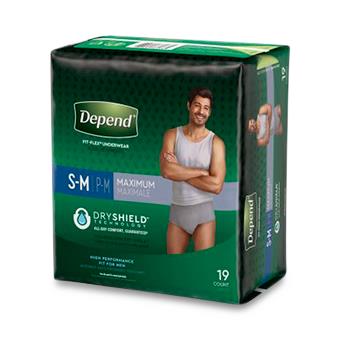 Depend Fresh Protection Incontinence Underwear for Men