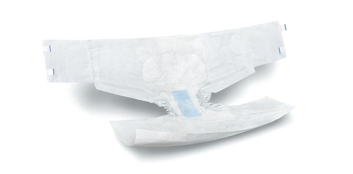 Fitright 3XL cloth-like adult incontinence briefs, packaging detail.