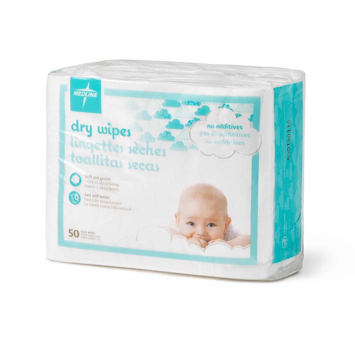 Medline Ultrasoft Baby Disposable Dry Cleansing Cloths - BeHope