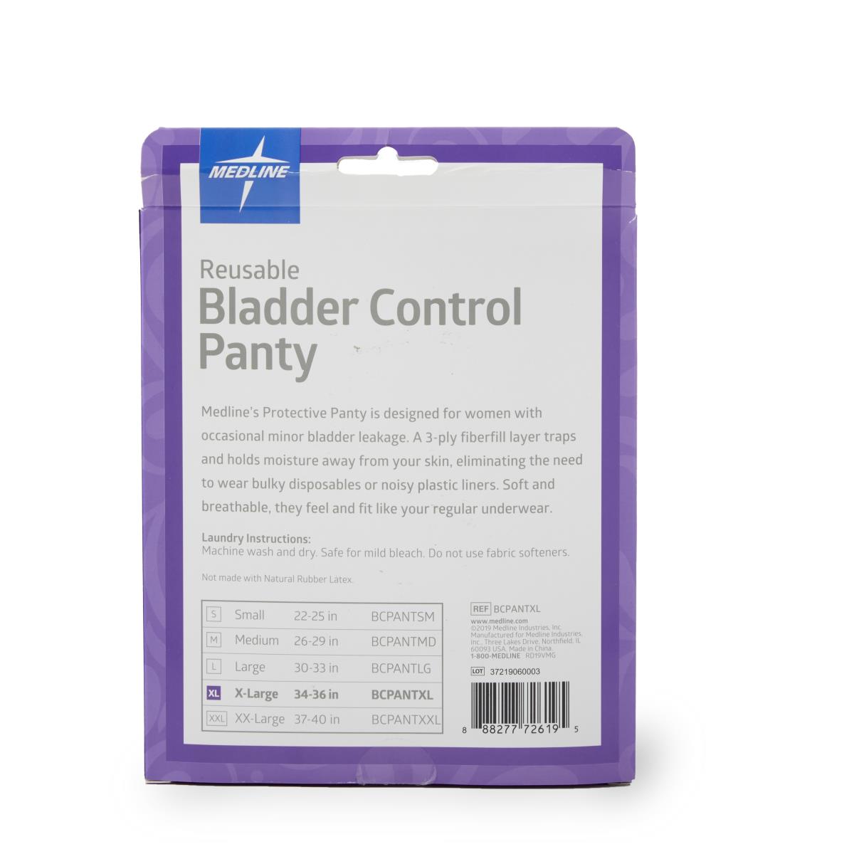 Medline Reusable Light Incontinence Pants
