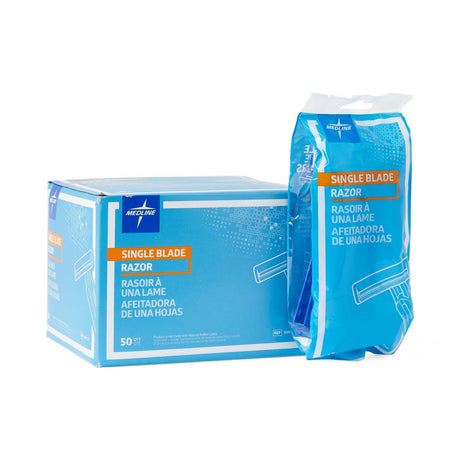 Medline Single Blade Facial Razors - BeHope