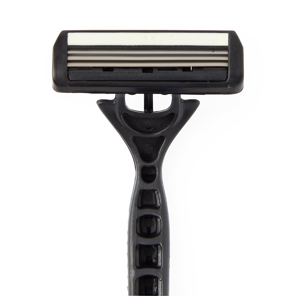 Medline Triple-blade Facial Razors With Lubrication Strip - BeHope