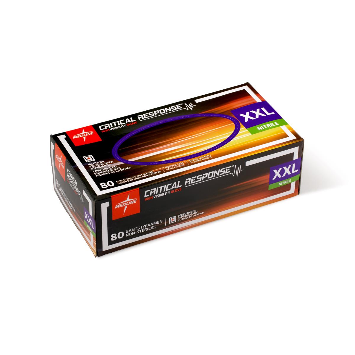 Critical Response Powder-Free Nitrile Exam Gloves