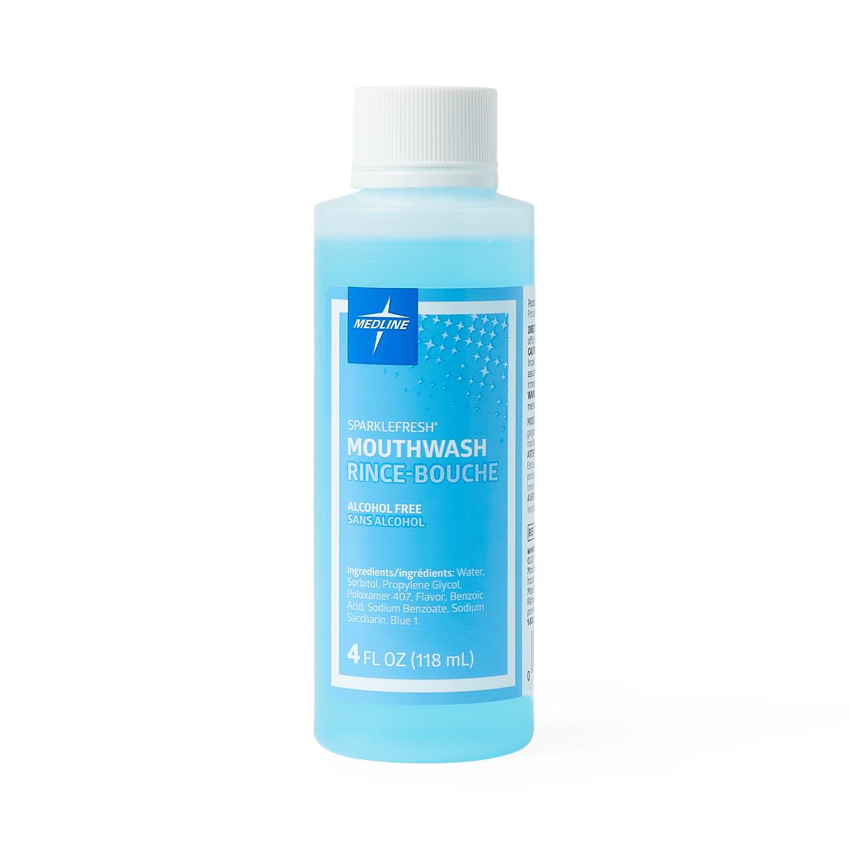 Mouthwash Sparkle Fresh 4 Oz. Mint Flavor
