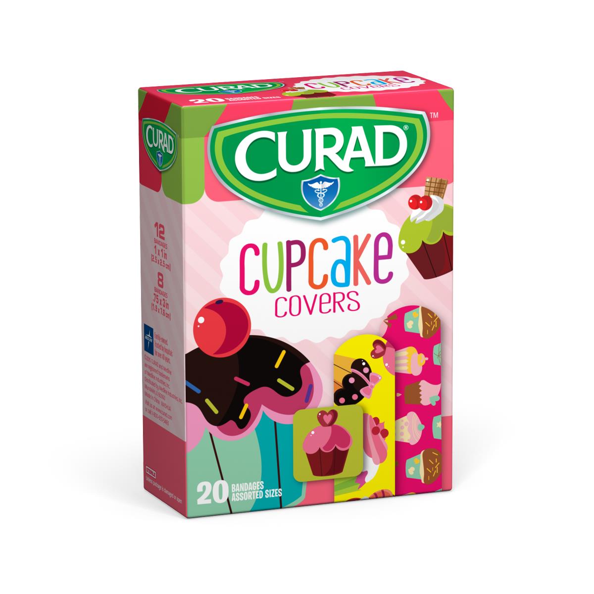 CURAD Cupcake Cover Bandages - BeHope