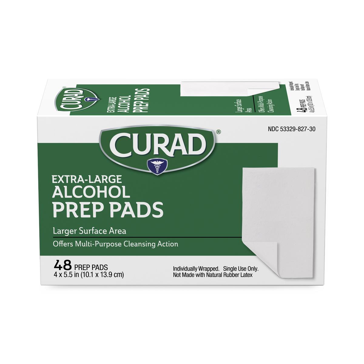 CURAD Medium 2-Ply Sterile Alcohol Prep Pads