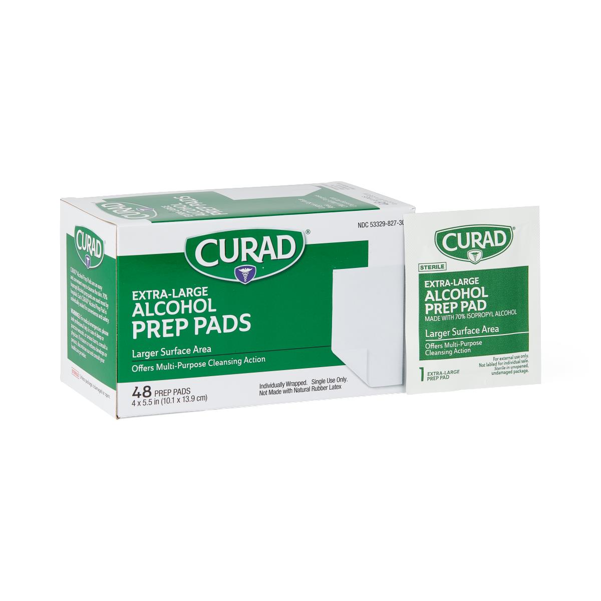 CURAD Medium 2-Ply Sterile Alcohol Prep Pads