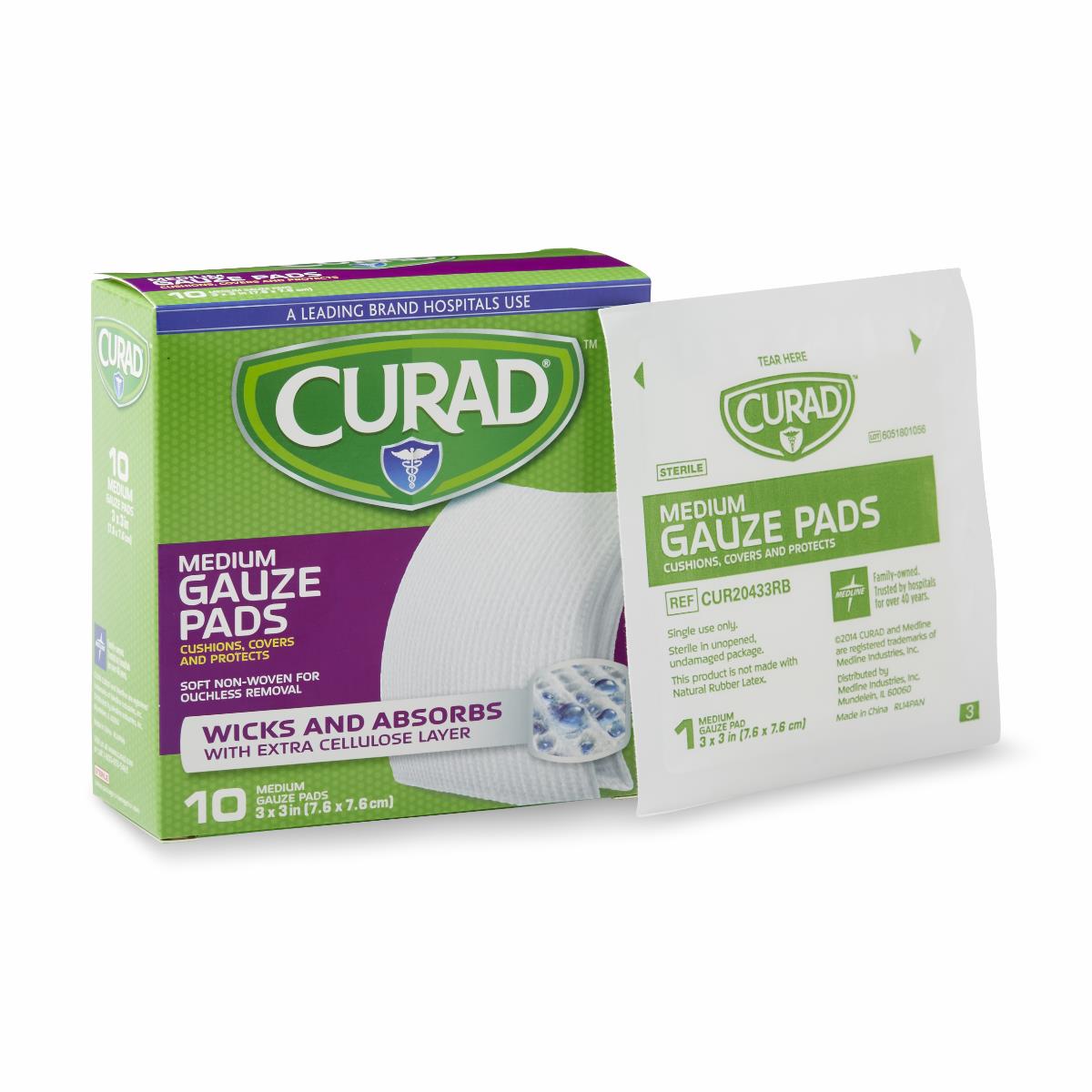 CURAD Sterile Pro-Gauze Pads