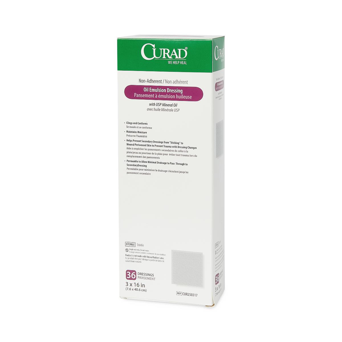 CURAD Non-Adherent Sterile Oil Emulsion Dressings - BeHope