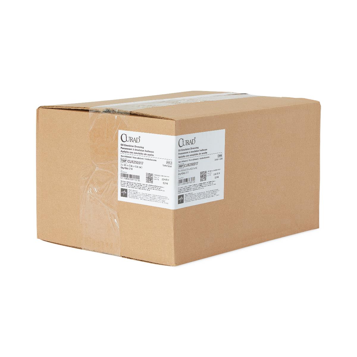 CURAD Nonadherent Sterile Oil Emulsion Dressings