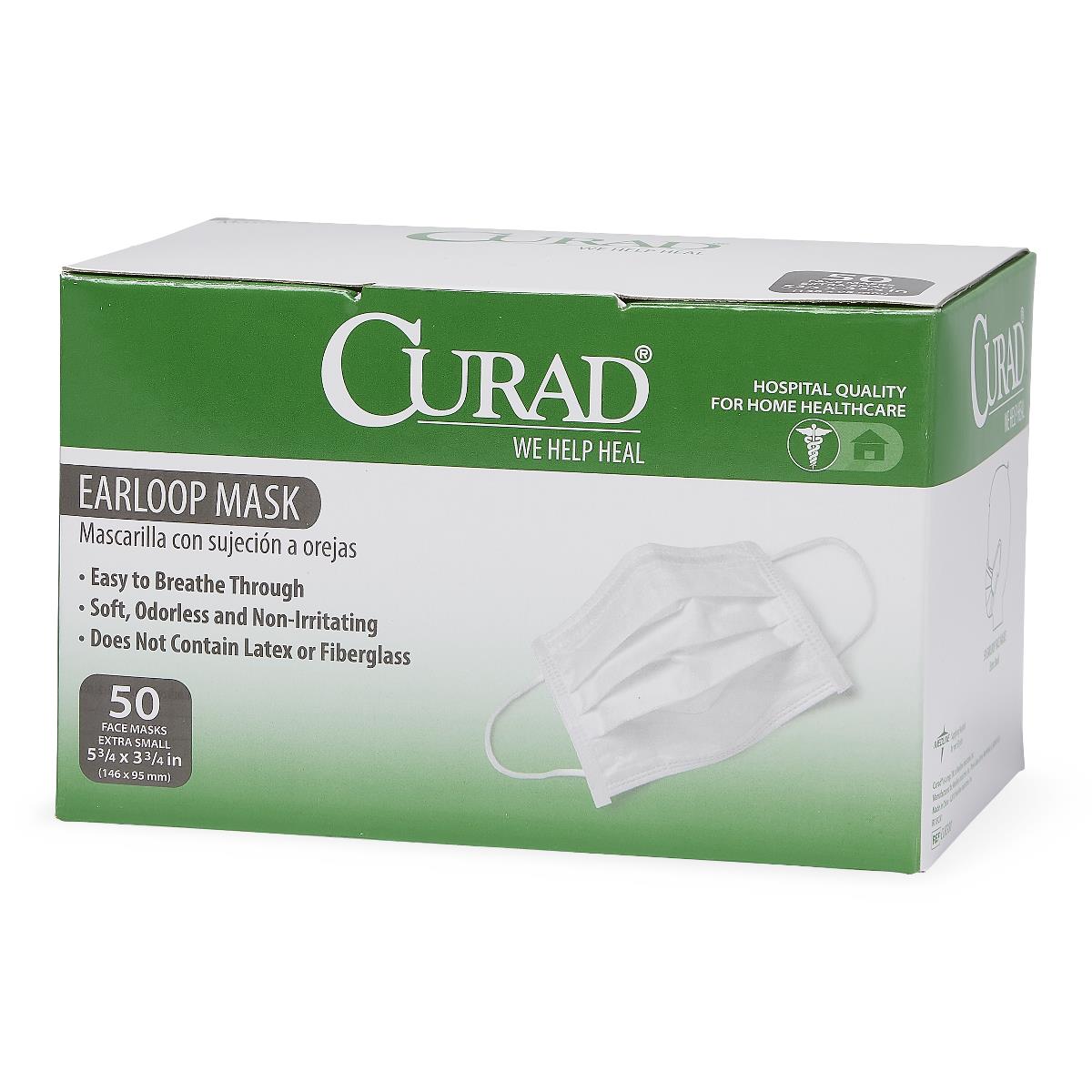 CURAD ASTM Level 1 Extra-Small Face Mask with Ear Loops