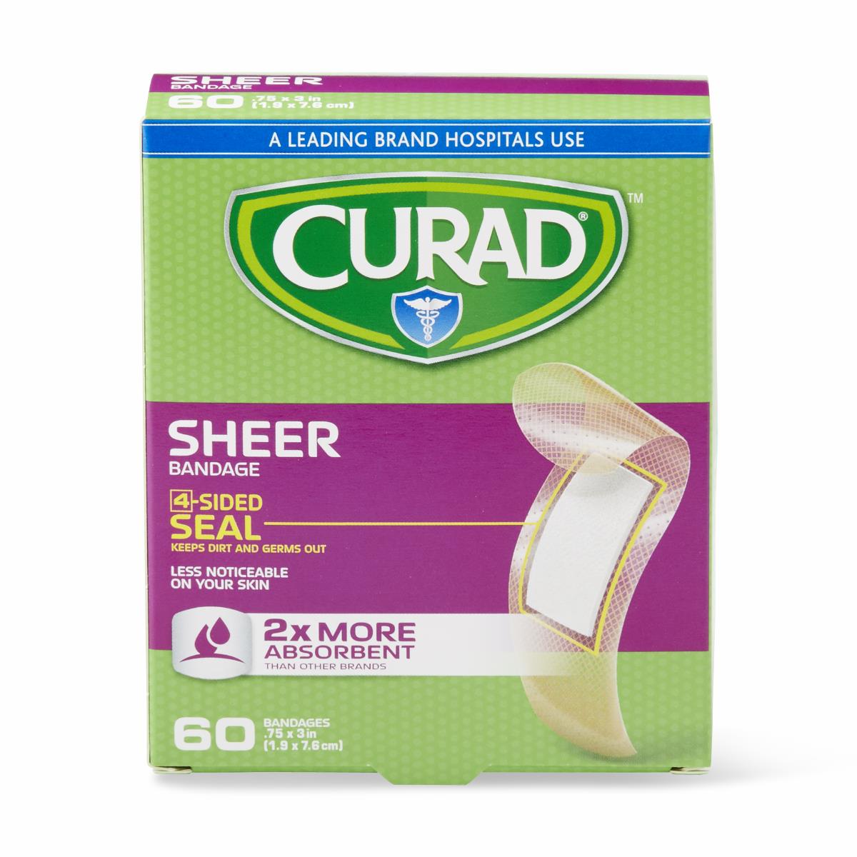 CURAD Sheer Adhesive Bandages