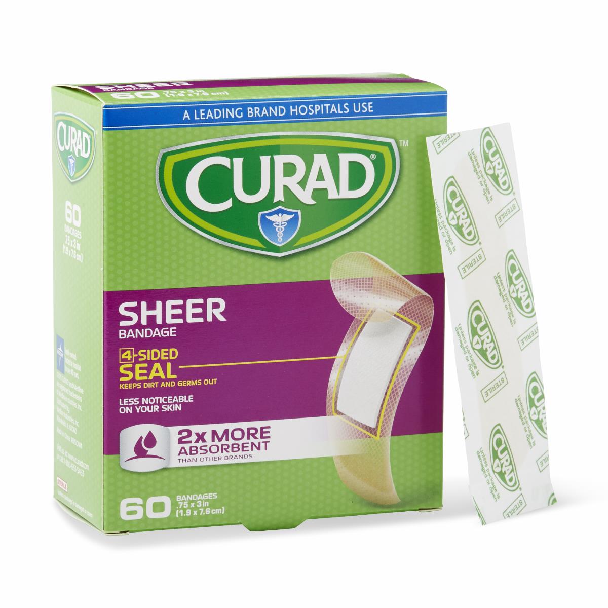 CURAD Sheer Adhesive Bandages