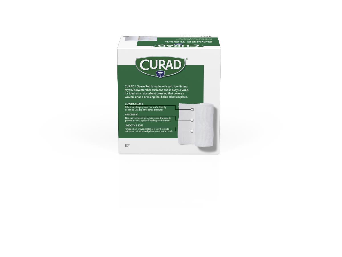 CURAD SoothePlus Prosorb Rolled Gauze