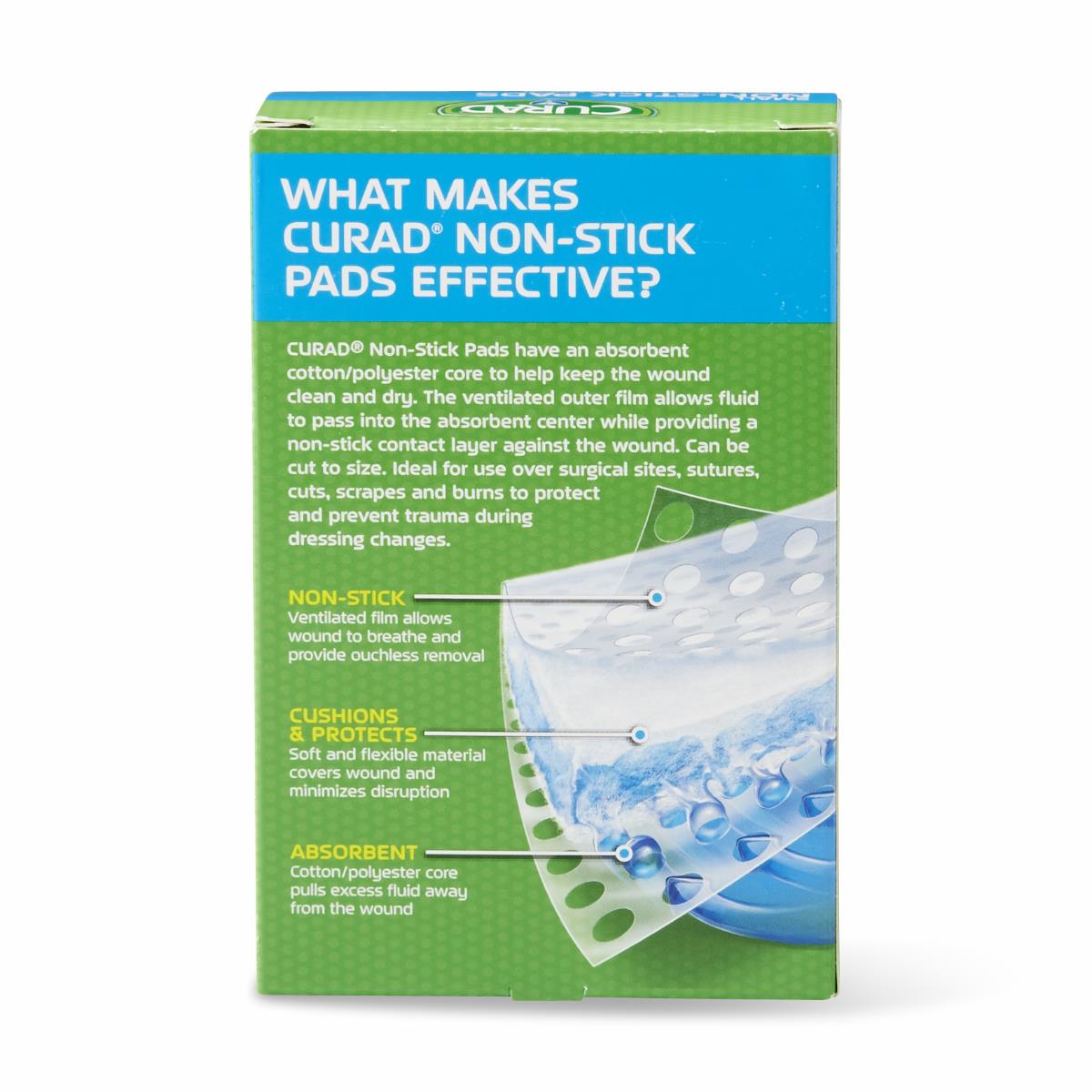 CURAD Sterile Nonstick Pads