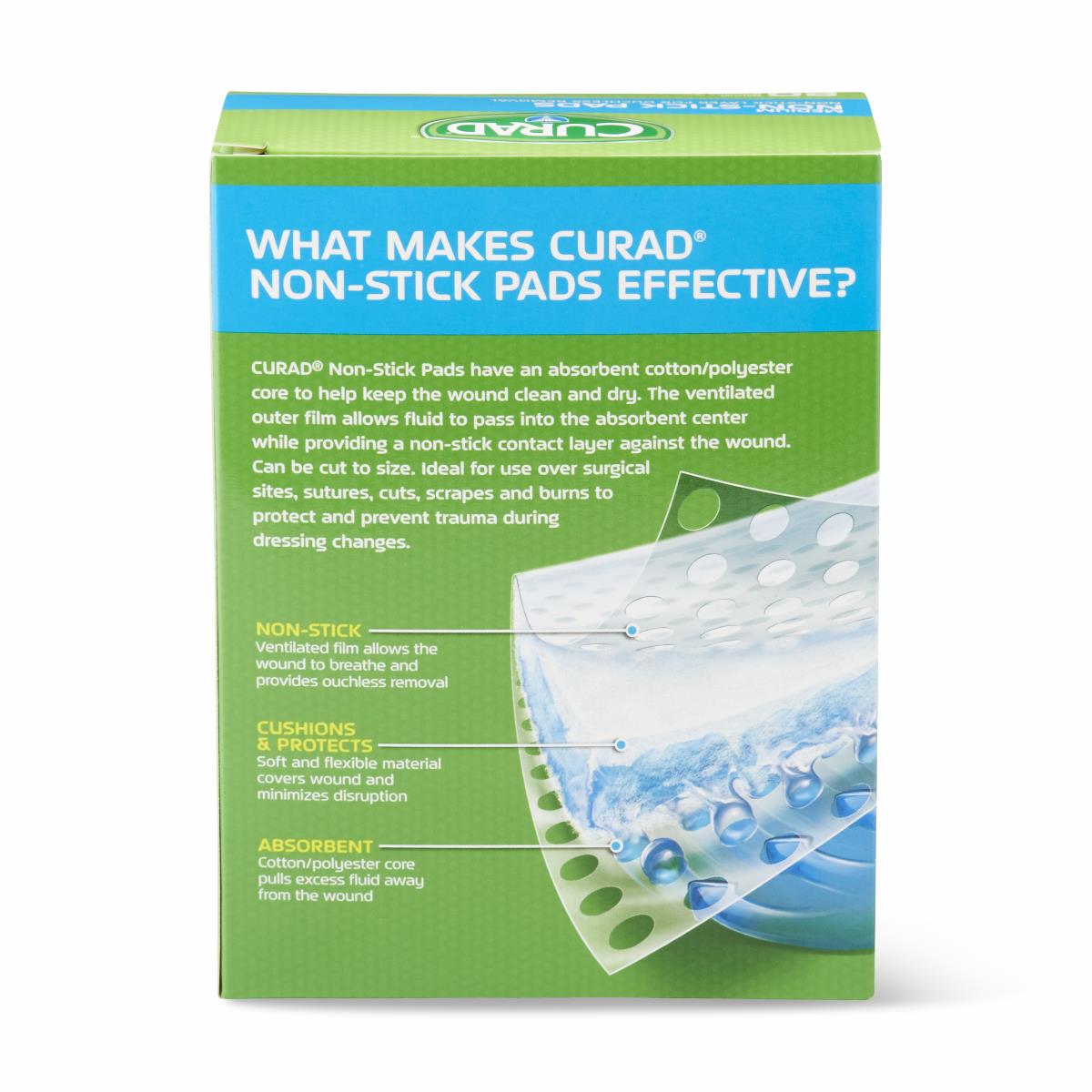 CURAD Sterile Nonstick Pads