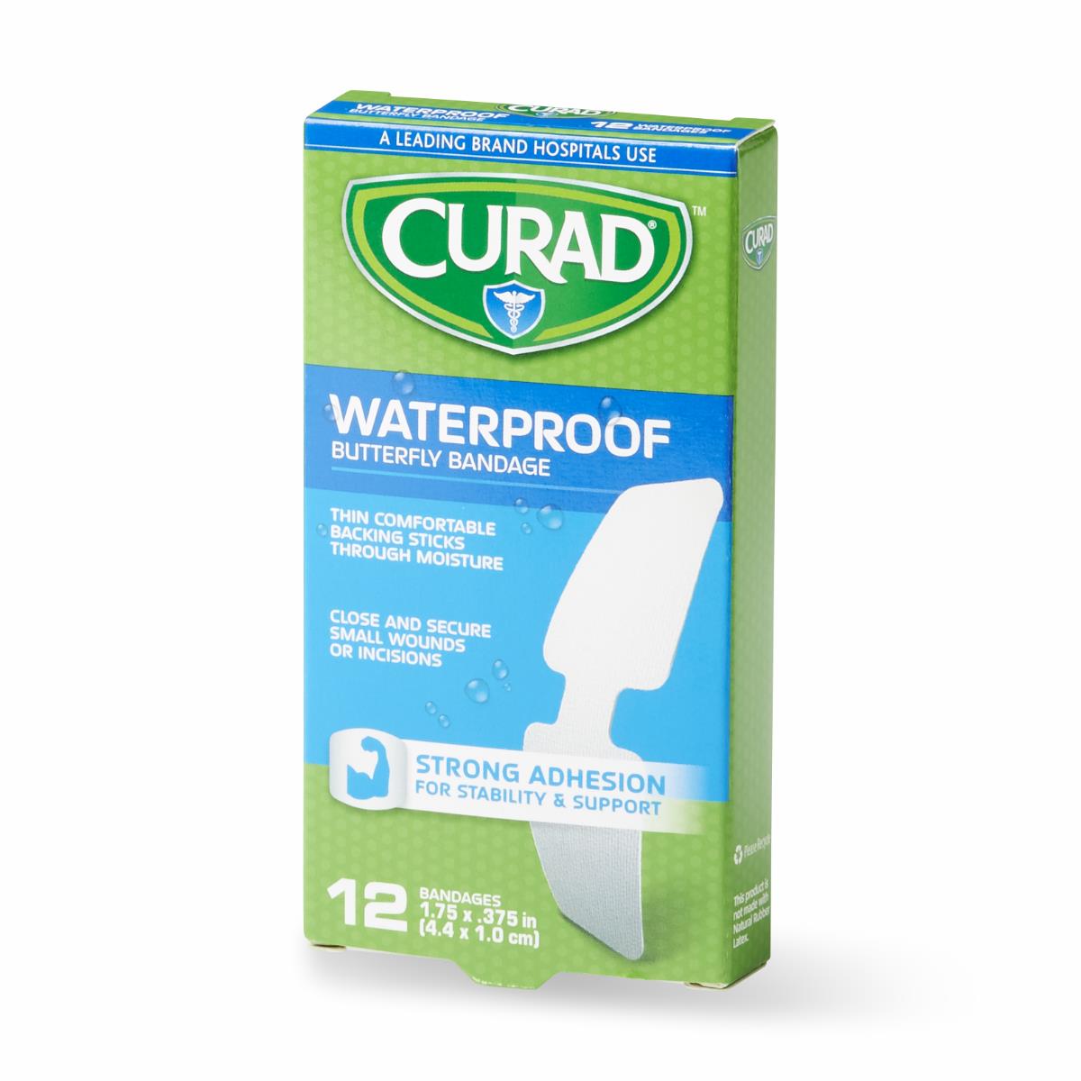 CURAD Waterproof Butterfly Bandages