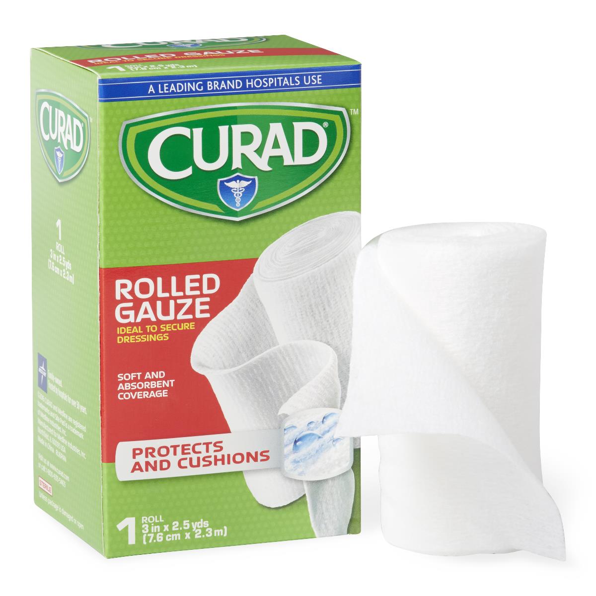 CURAD Stretch Rolled Gauze