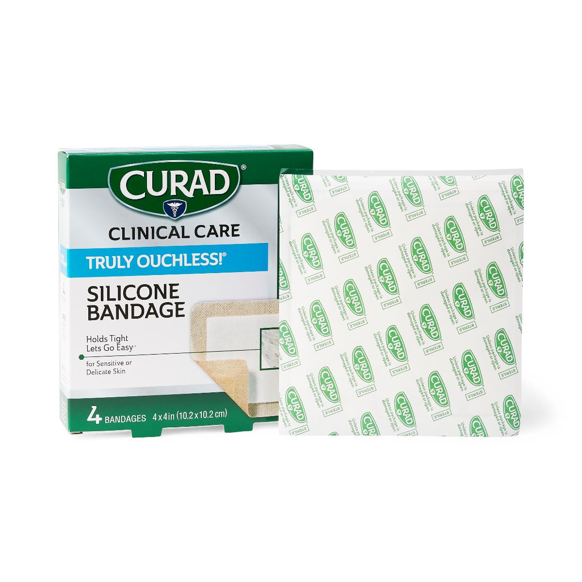 CURAD Truly Ouchless Silicone Flexible Fabric Bandages