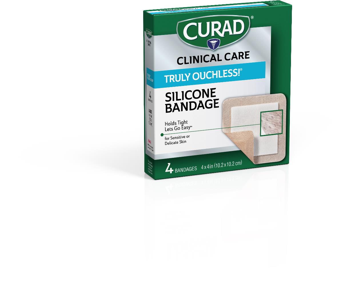 CURAD Truly Ouchless Silicone Flexible Fabric Bandages